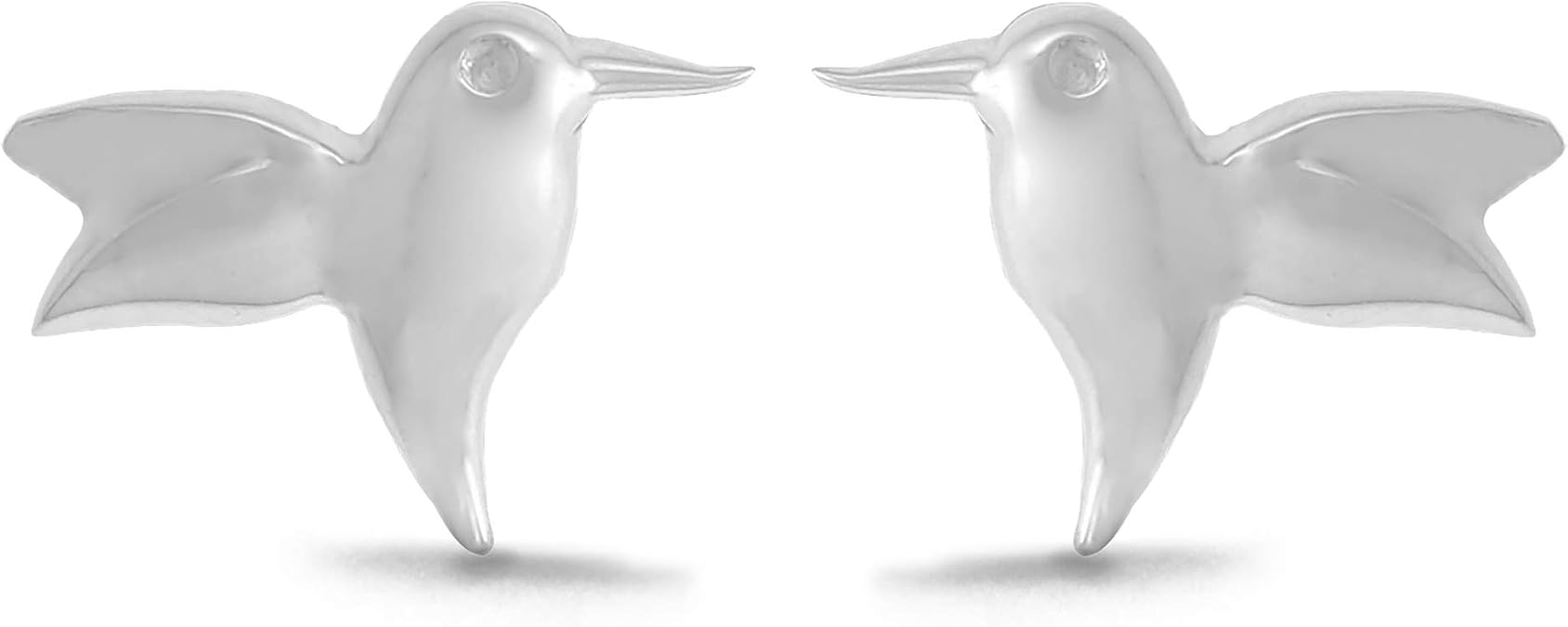 Boma Jewelry Sterling Silver Hummingbird Stud Earrings