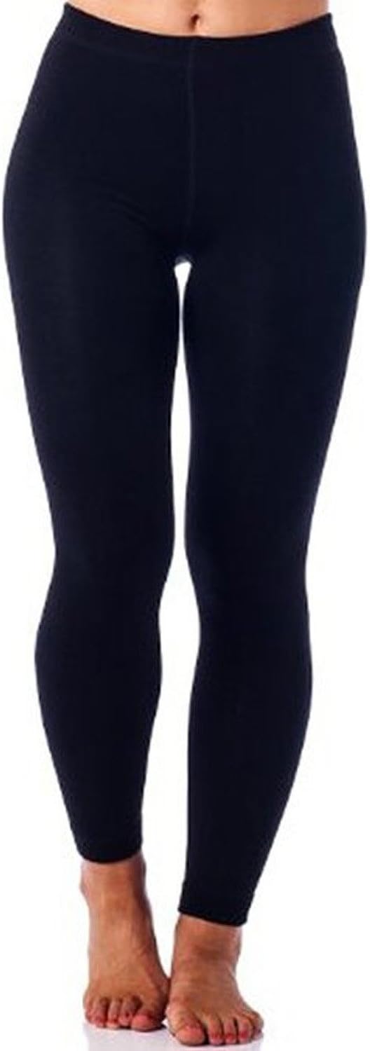 Womens Fleece Lined Leggings, Black, Warm Winter Leggings, Sizes S-4X, Plus Size