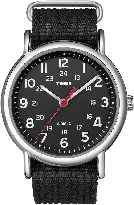Timex Weekender Unisex Quartz Watch with Analogue Display and Nylon Strap