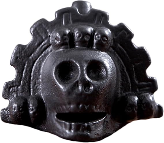 Real Screaming Aztec Death Whistle - Skull Design Loud Whistle Authentic Aztec Death Sound | Handcrafted Whistles For Modern Application, Halloween Cosplay Theater Performances And Outdoor Scar