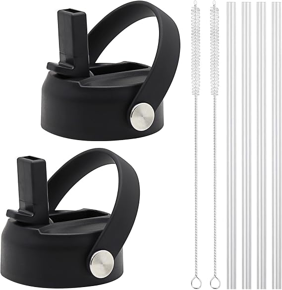 Straw Lid for Hydro Flask Wide Mouth(12oz 18oz 20oz 24oz 32oz 40oz 64oz), Sports Caps Water Bottle Accessories Replacement Lid Top