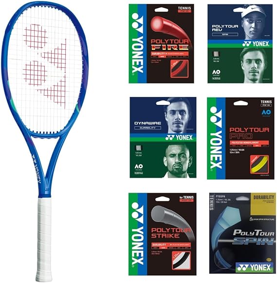 Yonex EZONE 98 Plus Blast Blue Tennis Racquet (8th Gen) Custom Strung with Your Choice of String