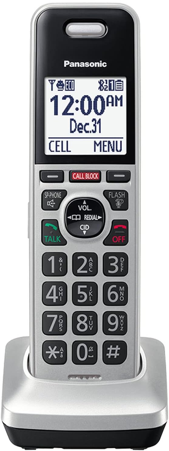 Panasonic Cordless Phone Handset Accessory Compatible with KX-TGF97x Series Cordless Phone Systems - KX-TGFA97S