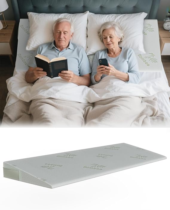 Queen Wedge Pillow for Acid Reflux Relief,Mattress Wedge,7.5" H