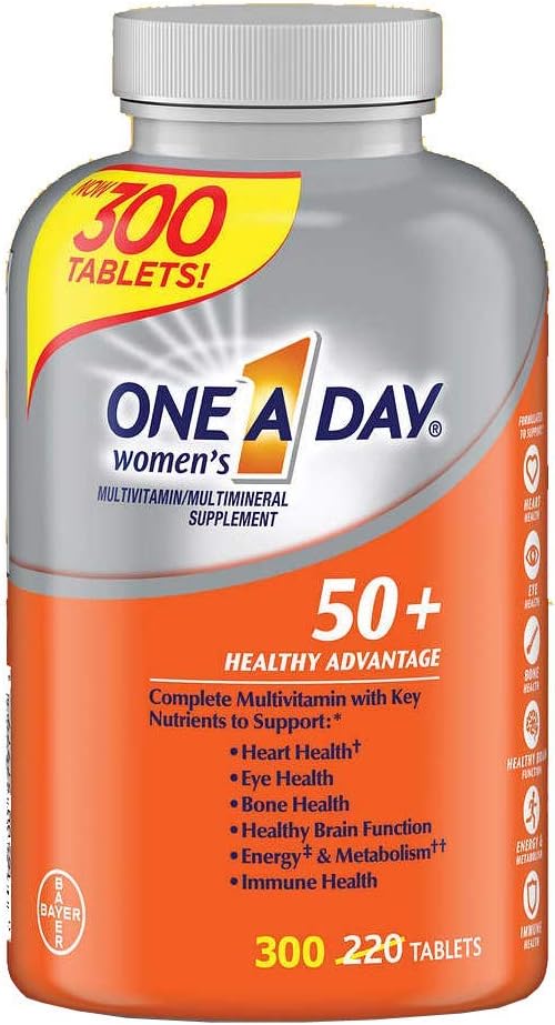 One A Day Women's 50 Healthy Advantage Multivitamin 300 Tablets