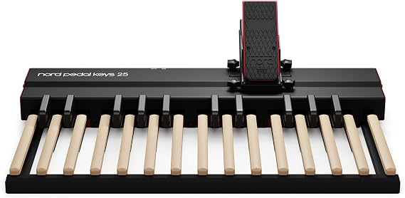 Nord Pedal Keys 25 MIDI Controller with Wooden Keys and EP30 Pedal