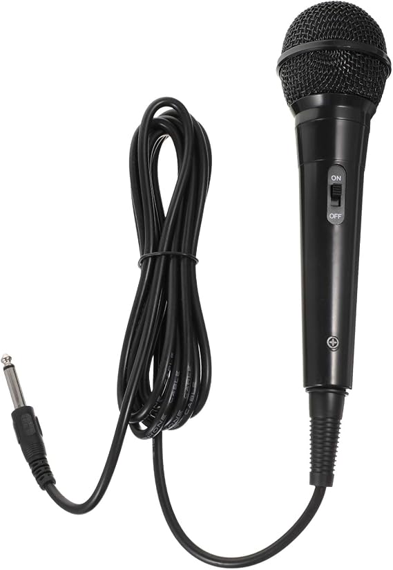 Wired Condenser Microphone for Voice Chat and Video Conference with Practical Composite Material Design, Easy to Carry Black Microphone Suitable for Music Lovers and Professional