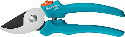 Gardena Secateurs EasyCut, Bypass Cut, Garden Secateurs, 20 mm Cutting Diameter, Ergonomic Handles, Precision-Ground Steel Blades, PowerCoating 12230-20