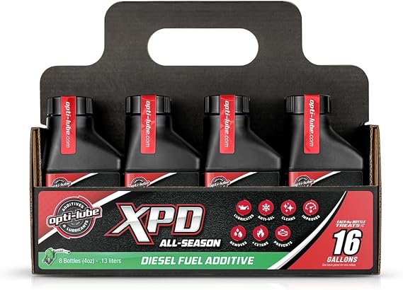 Opti-Lube XPD All-Season Diesel Fuel Additive - 4oz Bottles (8 Pack)