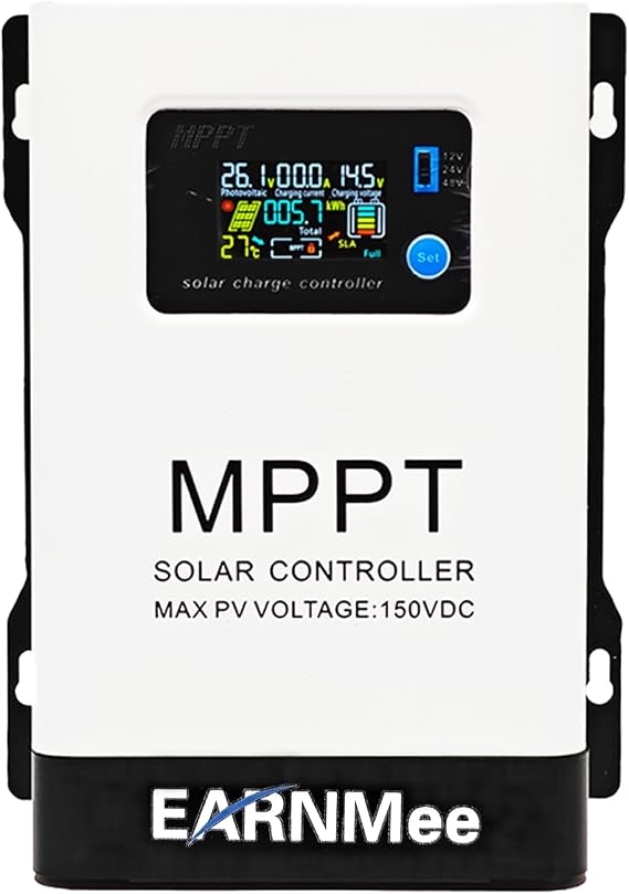 60A MPPT Solar Charge Controller,12V 24V 36V 48V(Manual) PV 150V