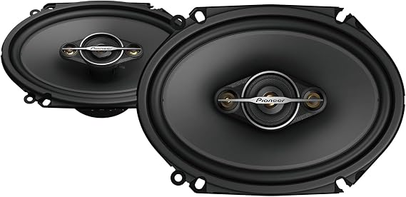 PIONEER A-Series Standard TS-A6881F 6" x 8" 4-Way Coaxial Speakers 350W Max | Great Stock Replacement, Balanced Sound + Smooth Treble, Enhanced Bass