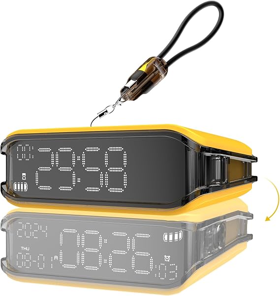 Pomodoro Timer Clock, Desk Timer for Productivity