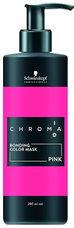 Schwarzkopf ChromaID Bonding Color Mask (Intense) Pink, 280-Milliliters