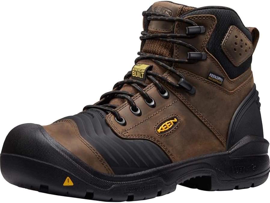 KEEN Utility Men's Portland 6" KBF Composite Toe Waterproof Work Boots