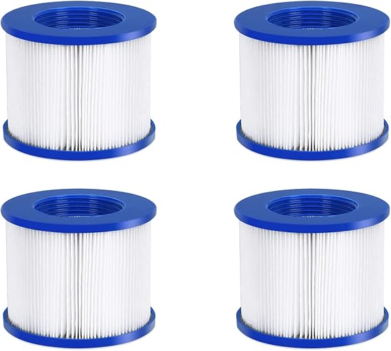 Hot Tub Filter Replacement Cartridges, Fold White Filter Paper for Many Massage Pool Models Brand