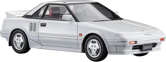 Hasegawa 1/24 Toyota MR2 AW11 Early Model White Runner Plastic Model 20656
