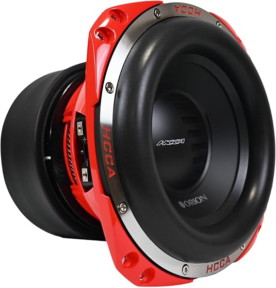 Orion HCCA102 High Performance 10 Competition Grade Car Subwoofer, 8000W Max Power, 2000W RMS, Dual 2 Ohms, 3 Voice Coil Powerful Black Coil Subwoofer for Cars, Trucks, Jeeps. Sold Individually.