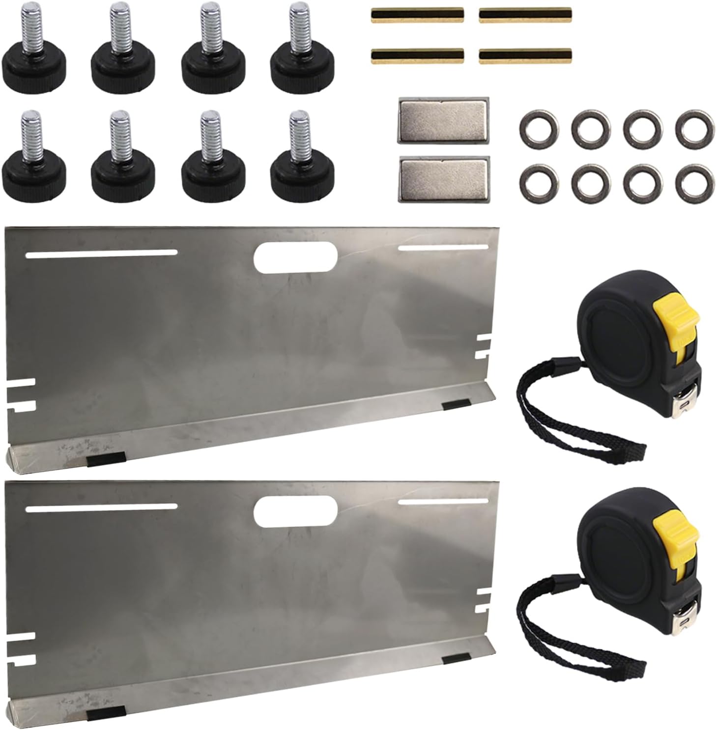 Alignment Tools Automotive,Magnetic Car Alignment Tool Kit | Precision Measuring Plate with 2 Measuring Tape Non-Slip for Tires Balancing Truck Vehicle Repair