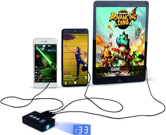 Auto Clicker for iPhone iPad:Screen Device Automatic Tapper for Android IOS,Simulated Finger Continuous Clicking, Adjustable Speed Physical Clicker,Suitable for Gameing Reward