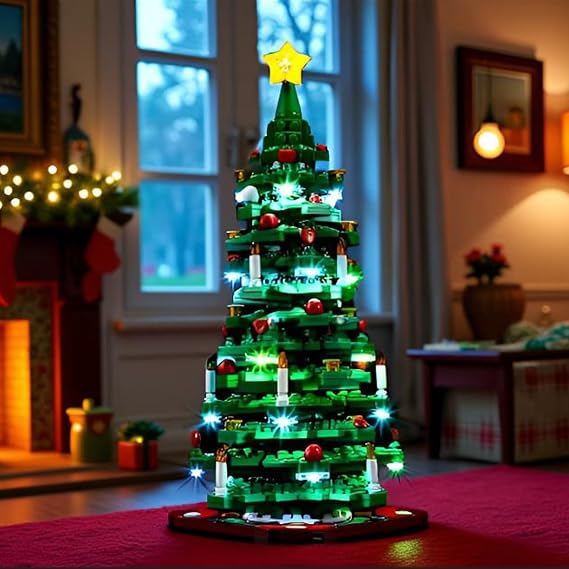 YEABRICKS LED Light for Lego-40573 Christmas Tree Building Blocks Model (Lego Set NOT Included)