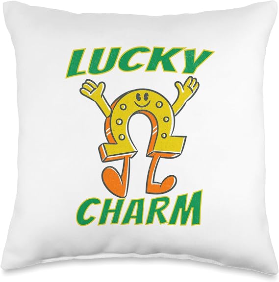 Funny Lucky Charm - St Patrick's Day Throw Pillow