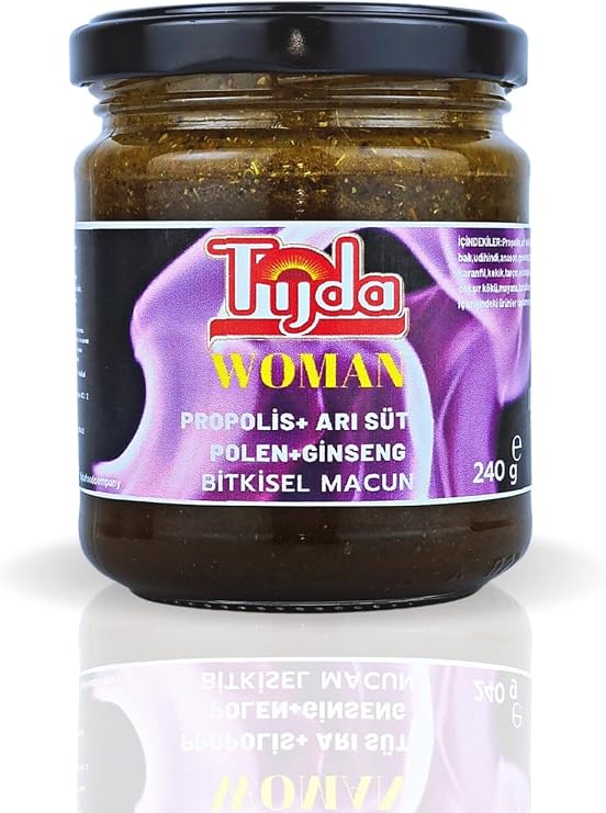 Tijda Woman Bitkisel Macun 240 Gr-Arı Sütü, Polen, Propolis, Bal, Bitki Karışımları Özel İçerikli Macun
