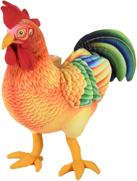 PTS GALLO in PIEDI PELUCHE 60 CM -