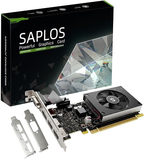 GT 730 Graphics Card 4GB DDR3 64-bit, 2 HDMI, DisplayPort, VGA, Video Card