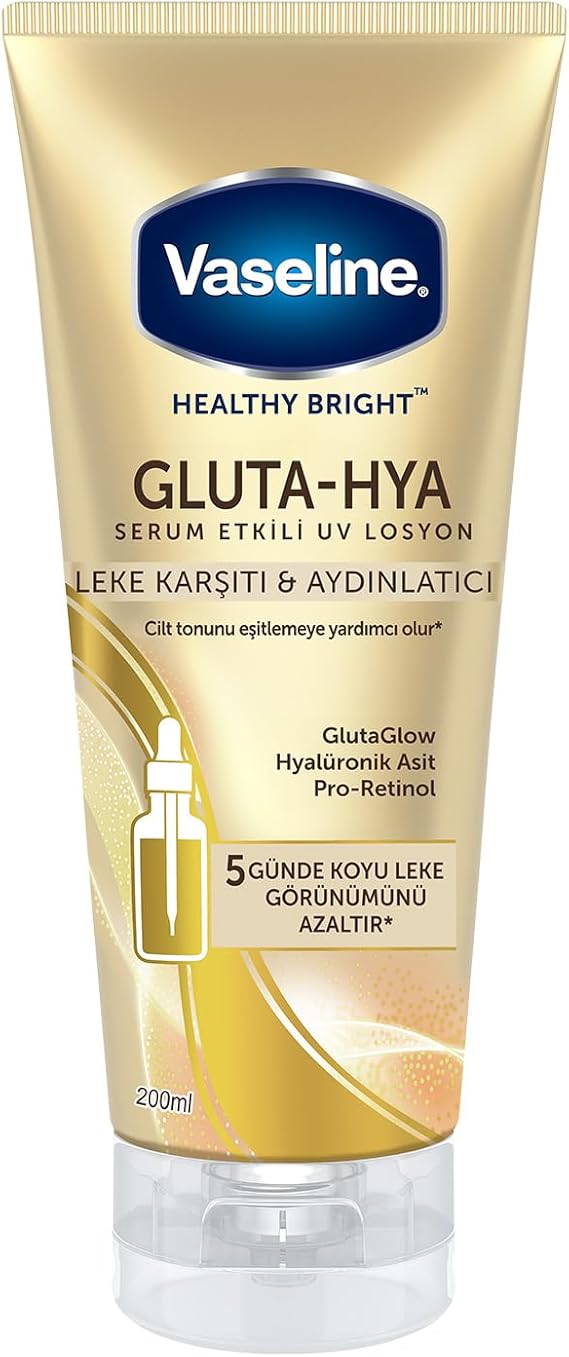 Vaseline Gluta Hya Serum Etkili UV Losyon Leke Karşıtı ve Aydınlarıcı 200 ml