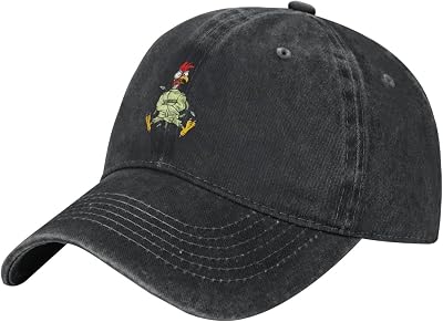 Funny Screaming Chicken Baseball Cap Women Men Hat Vintage Trucker Sun Hat Dad Cowboy Hats