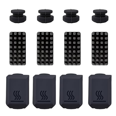 Compatible with Snapmaker U1, 4PCS Silicone Sock + 4PCS Nozzle Brush + 4PCS Nozzle Anti-Leak Pad, Hotend Maintenance Kit, 3D Printer Replacement Parts