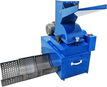 Hammer Crusher Rock Crush Machine Glass Bottle Rock Mill Ore Coal Electric Crusher Milling Machine with 15mm/10mm/8mm Sieve 220V 3KW