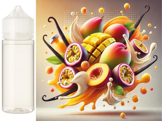 Tropical Velvet Bliss - Passion Fruit-Peach-Mango-Vanilla Flavor Concentrate - Vegan - Sasami - 10ml