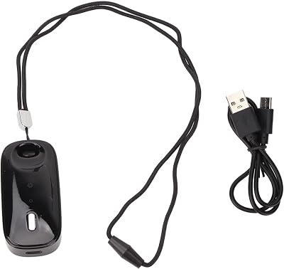 Air Necklace, Rechargeable Mini Low Noise Air Purifiers, Portable Travel Size Negative Ion Air Cleaner for Adults and Kids, Home Travel, Running, Fitness 1#