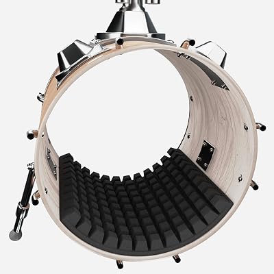 Damper Muffling Pad for Bass Drum Sound Control | Kick Absorber | 20x 24x2.1 | Acoustic Foam