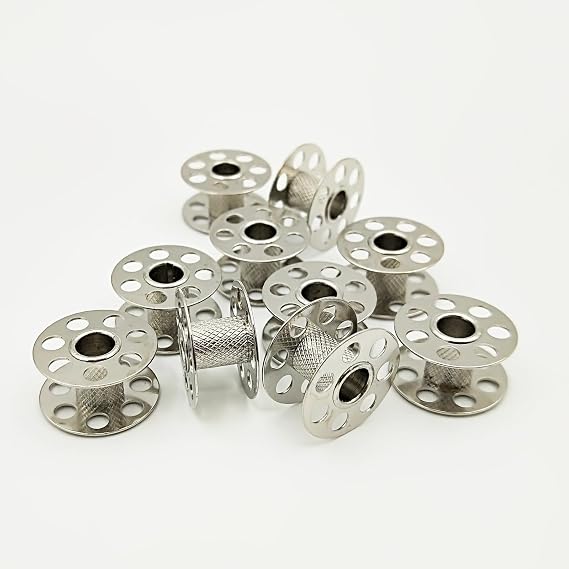 10PCS Bobbins for Bernina Sewing Machines 0115367000, for Bernina Activa, Aurora and Virtuosa Models
