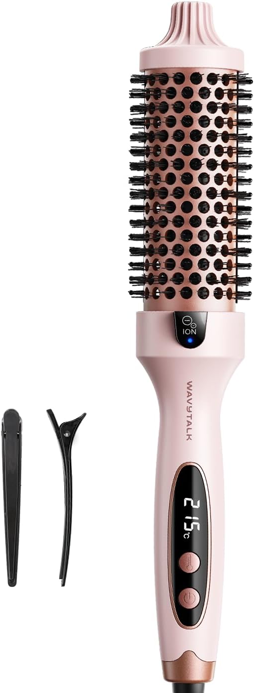 Wavytalk Blowout Boost Thermal Round Brush for Dry Hair Blowout Look