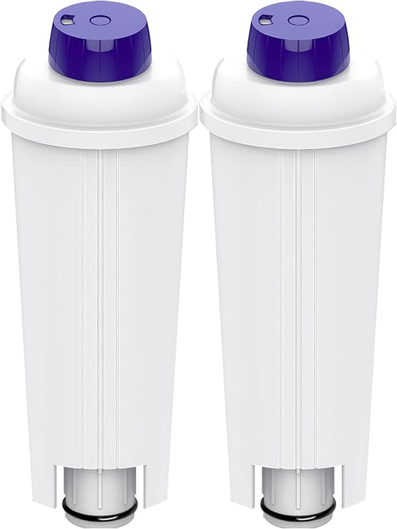 2PCS Coffee Machine Water Filter for DeLonghi DLSC002 Water Filter for De'Longhi ECAM, ETAM, EC, BC Series