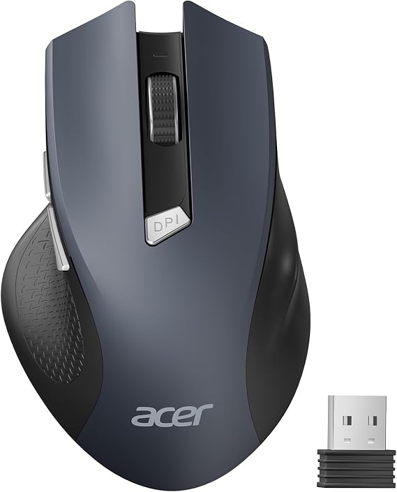 Acer Wireless Mouse for Laptop, 2.4GHz Computer Mouse 3 Adjustable 1600 DPI