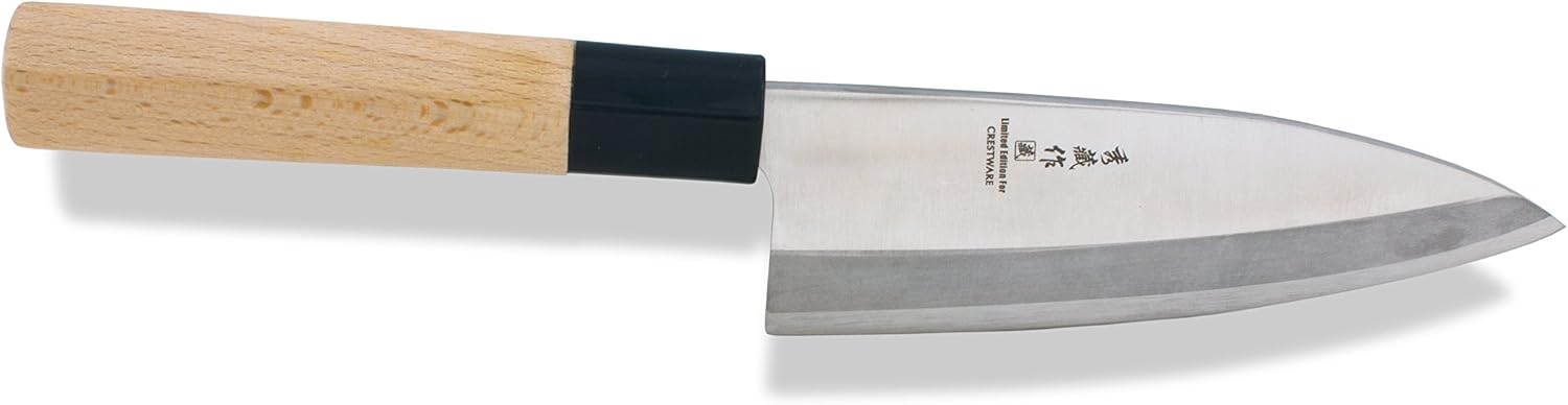 Crestware KN311 Deba Knife, 6, Silver