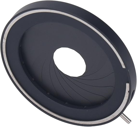 Yoidesu Adjustable Iris Aperture Diaphragm 2mm To 44mm 16 Blades Manual Adjustable Aluminum Alloy Lightweight Lens Accessories For Laboratory Microscope YOIDESUNBE8X0RHQ5