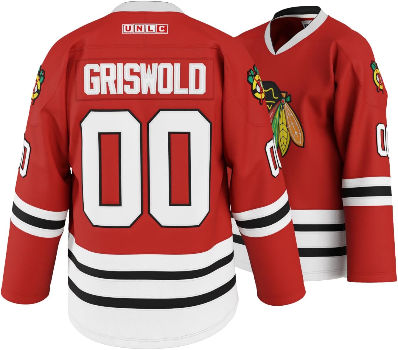 Griswold #00 Movie Hockey Jersey – Stitched Letters and Numbers S-5XL Authentic Fabs Apparel