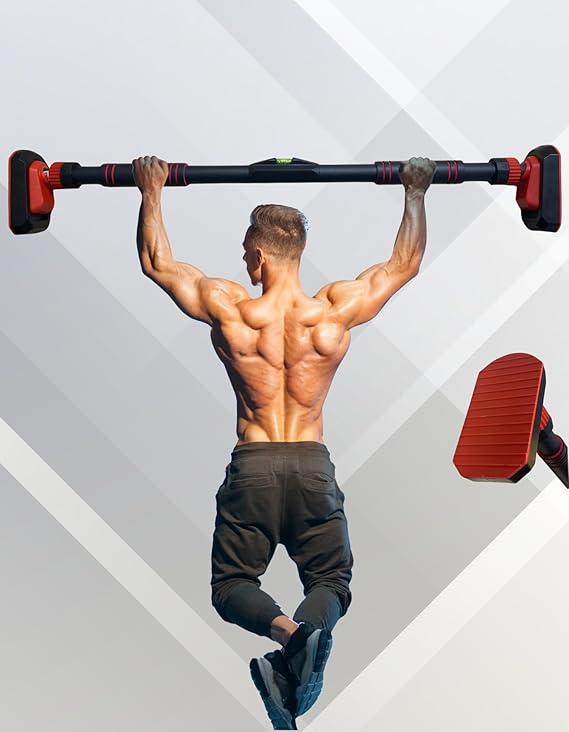 Yeni Nesil 95-125cm Koridor Barfiksi Barfix Aleti Çubuğu Çekme Barı Demiri Bar Kapıya Uygun Değildir