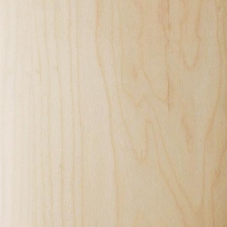 Edge Supply Maple 24 x 48-inch Flat Cut, 3M Peel and Stick Wood Veneer Sheet Self-Adhesive Wood Veneer, A Grade, Smooth-Finished Versatile for Furniture Restoration, Cabinetry & DIY Use