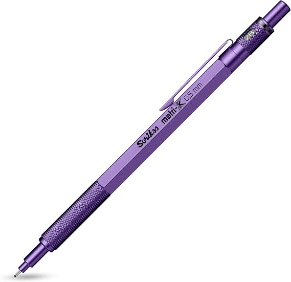 Scrikss Office Matri-X Versatil 0.5 Mm Metalik Mor Şeffaf Amb.