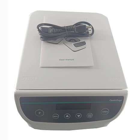 Low Speed Centrifuge Machine Lab Low Speed Centrifuge with Max RCF 1967xg Max Speed 500-4000rpm Increment 100rpm Lid Opening Protection,Cavity Overtemperature Protection,Vibration Protection