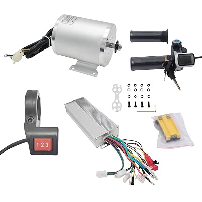 Electric Scooter Motor, 48V 2000W Electric Brushless DC Motor, Brushless Motor Controller Kit for Electric Scooter Bicycle Motorcycle E Bike DIY Conversion Kit