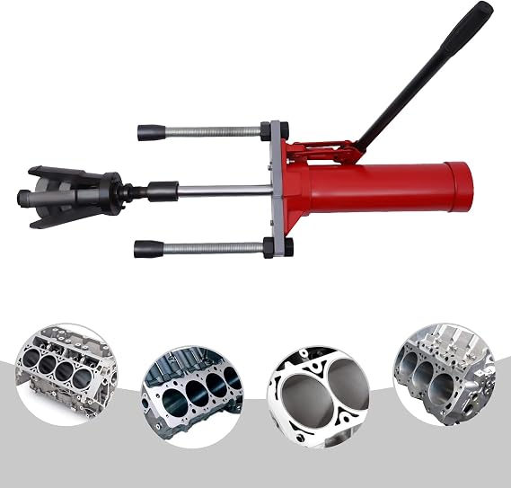 15T Universal Hydraulic Cylinder Liner Puller Tool Dry-Type and Wet-Type for Hubs Fit Diameter of 80mm-135mm Universal Cylinder Liner Puller Tool Set for Auto Repair