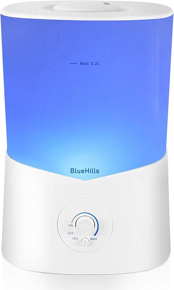 BlueHills Premium 3000 ML Essential Oil Diffuser Humidifier Large 3L White