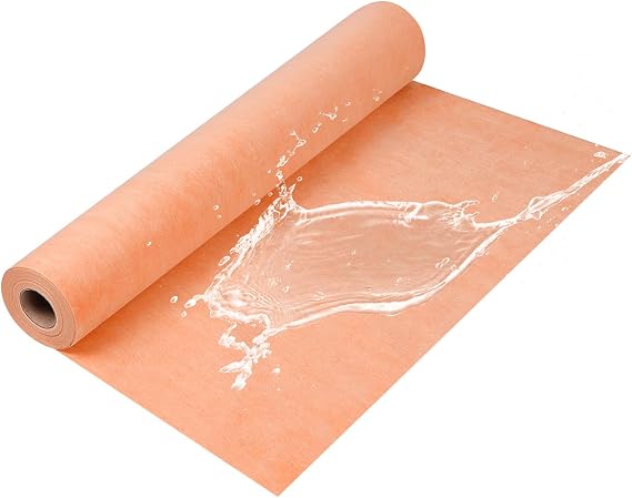 Professional Waterproof Membrane for Shower, 3.77ft x 29ft 108sq ft | 20mils Thick Underlayment Shower Membrane,Waterproofing Membrane Polyethylene Fabric for Tiles, Shower Walls, Bathroom Floors